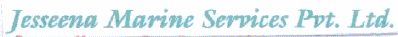 Jesseena Marine Services Pvt Ltd. (special Form Of Writing) Device mark 1483514 Trademark