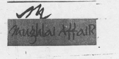 Mughlal Affair (logo) Device mark 1080447 Trademark
