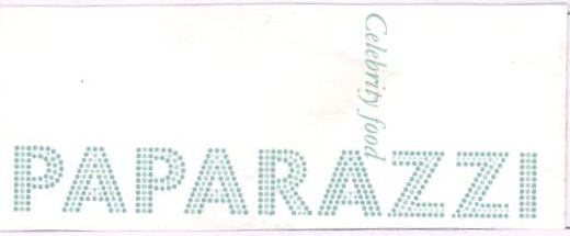 Paparazzi Celebraity Food (label) Device mark 1388997 Trademark