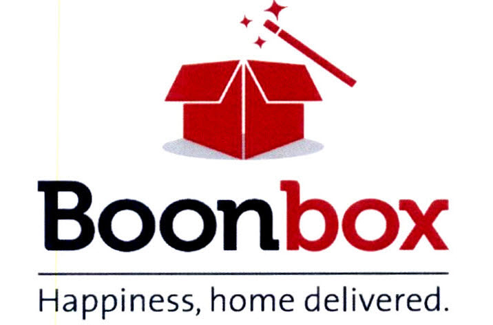 Boonbox Happiness, Home Delivered (with Device) Device mark 2831555 Trademark