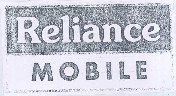 Reliance Mobile (label) Device mark 1423825 Trademark
