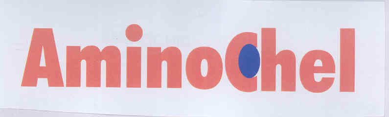 Aminochel (label). Device mark 1764495 Trademark