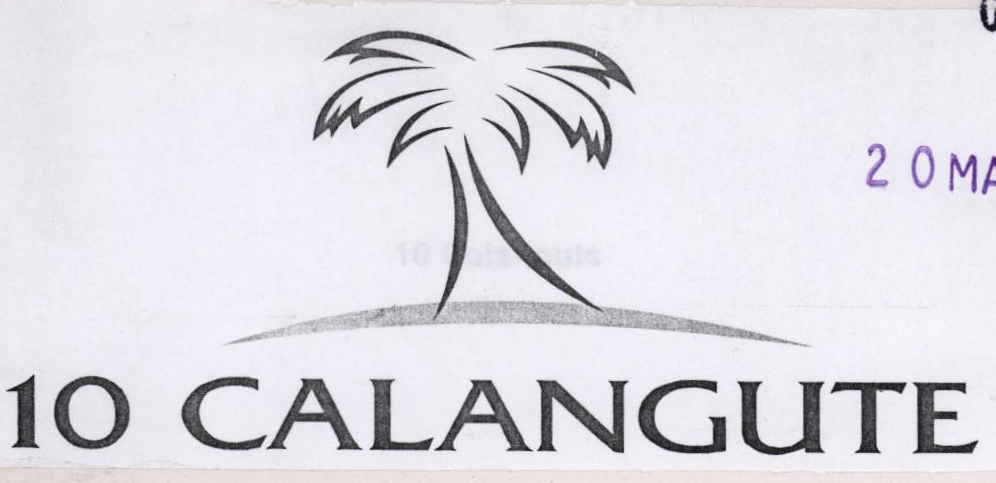 10 Calangute Device mark 1820014 Trademark