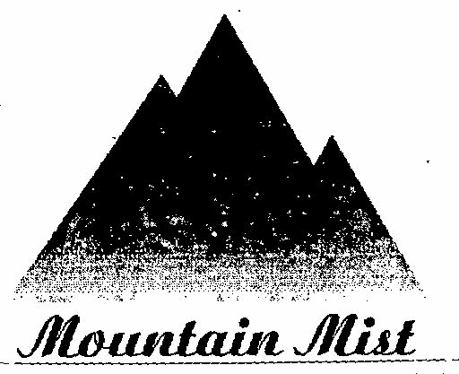 Mountain Mist (label) Device mark 1549382 Trademark