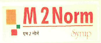 M 2 Norm Syrup (label) Device mark 2782456 Trademark