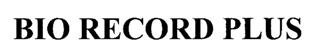 Bio Record Plus Device mark 1915467 Trademark