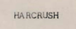 Harcrush Device mark 465261 Trademark