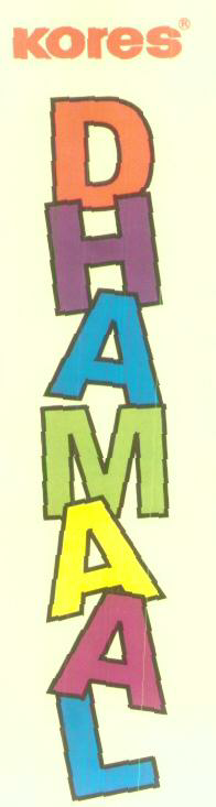 Dhamaal (label) Device mark 1610528 Trademark