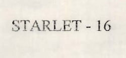 Starlet-16 Device mark 782672 Trademark