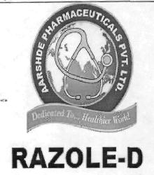 Razole-d (aarshde Pharmaceuticals Pvt. Ltd) Device mark 2869778 Trademark