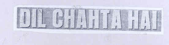 Dil Chahta Hai (label) Device mark 1743075 Trademark