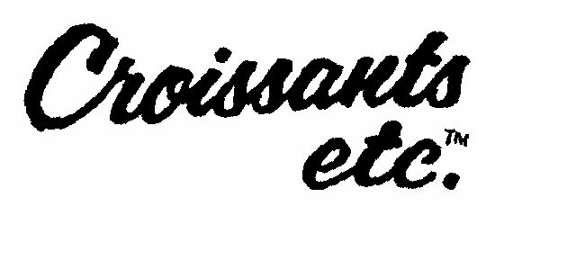 Croissants Etc. Device mark 696778 Trademark