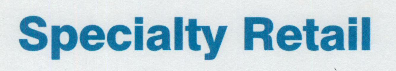 Specialty Retail (letter Written In Special Form) Device mark 1466228 Trademark