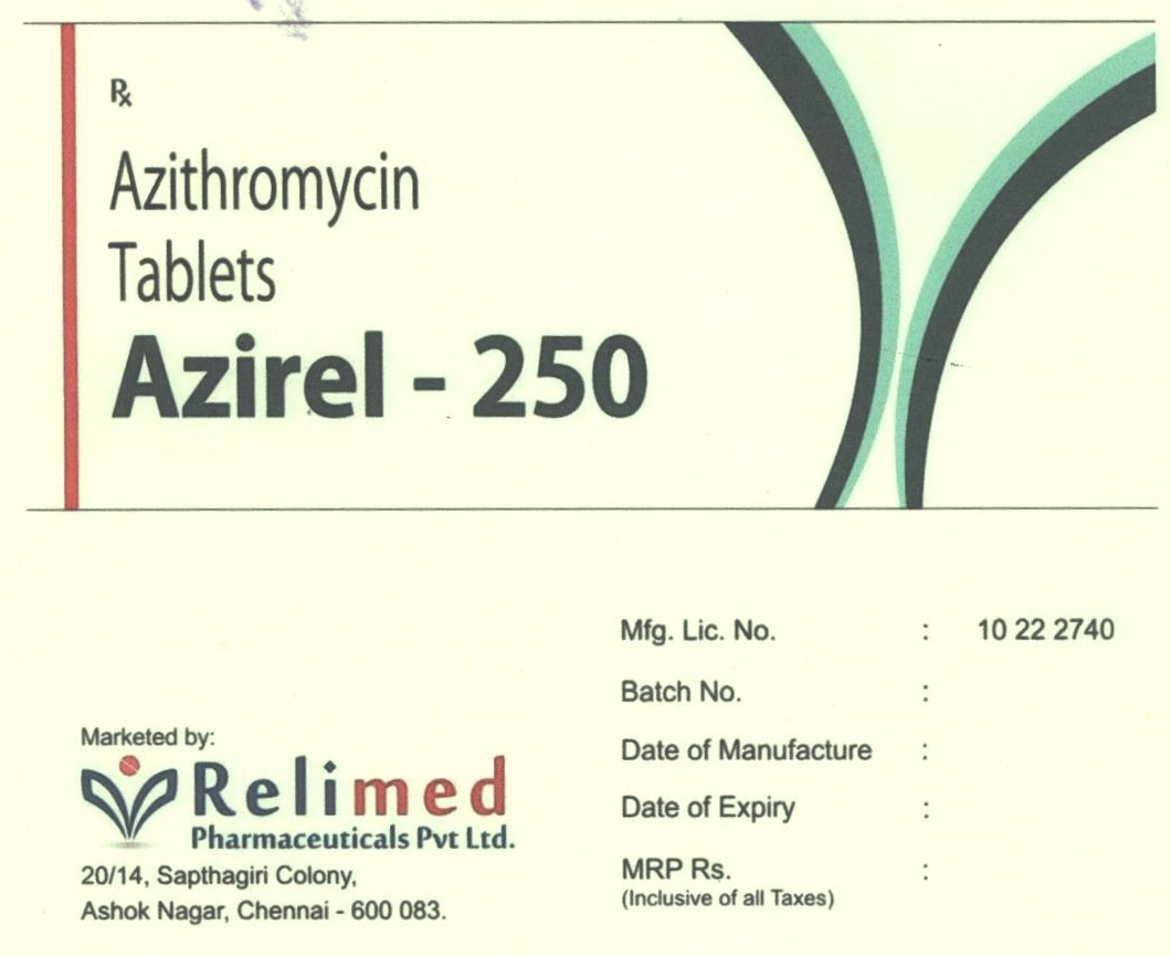 Azirel-250 Device mark 2219454 Trademark