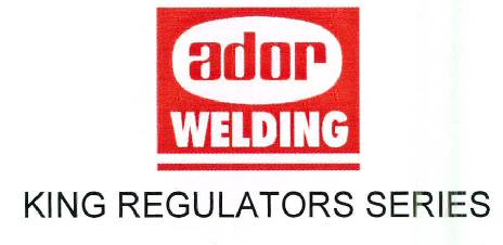 Ador Welding King Regulators Series Device mark 2617257 Trademark