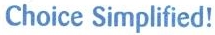 Choice Simplified! Device mark 1860245 Trademark