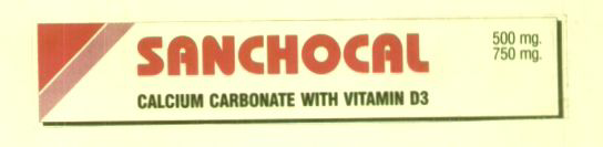 Sanchocal (label) Device mark 877709 Trademark