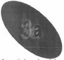 3a (label) Device mark 1565271 Trademark