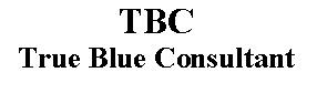 Tbc True Blue Consultant Device mark 2191216 Trademark
