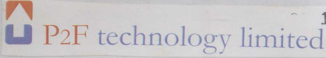 P2f Technology Limited Device mark 1021668 Trademark