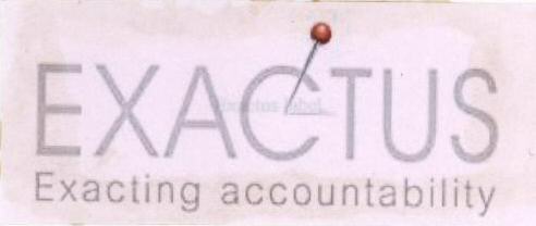 Exactus Exacting Accountability (label) Device mark 1523316 Trademark