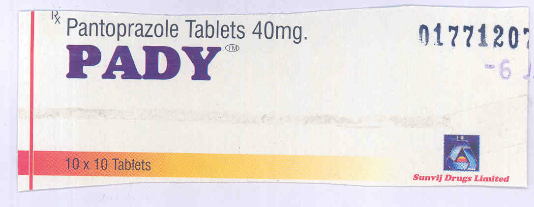 Pady (label) Device mark 1771207 Trademark