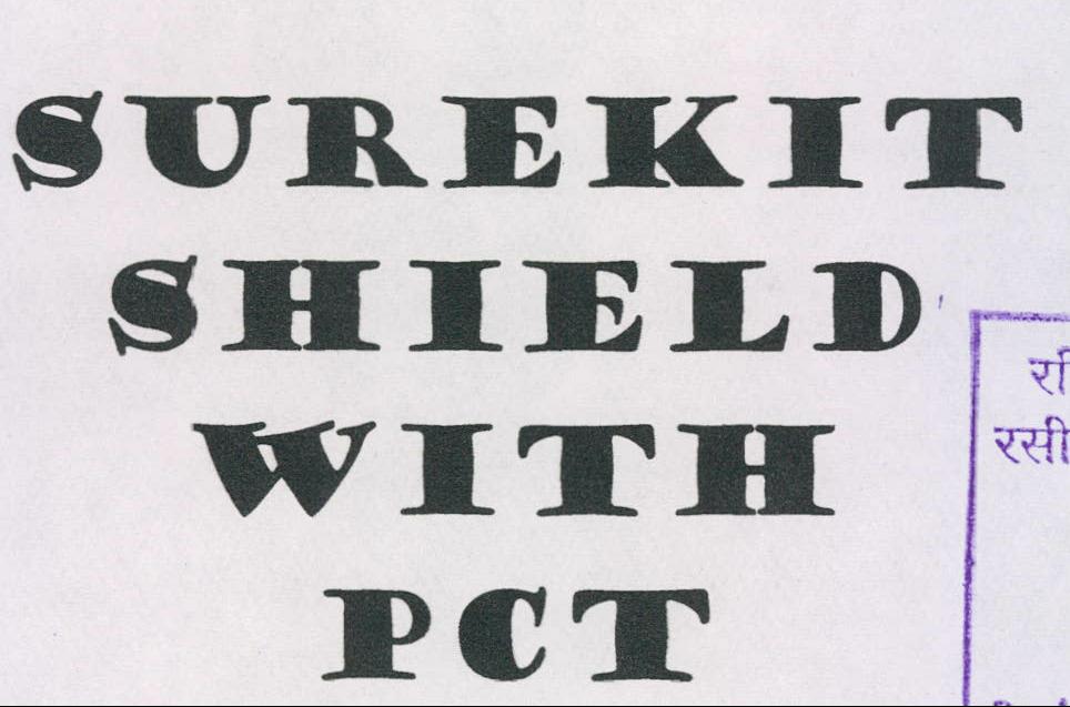 Surekit Shield With Pct Device mark 1984099 Trademark