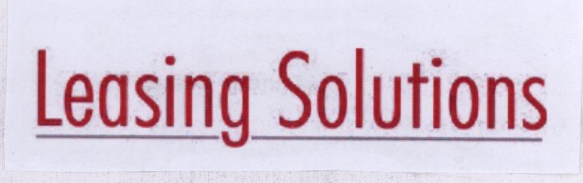 Leasing Solutions ( Label ) Device mark 1792942 Trademark