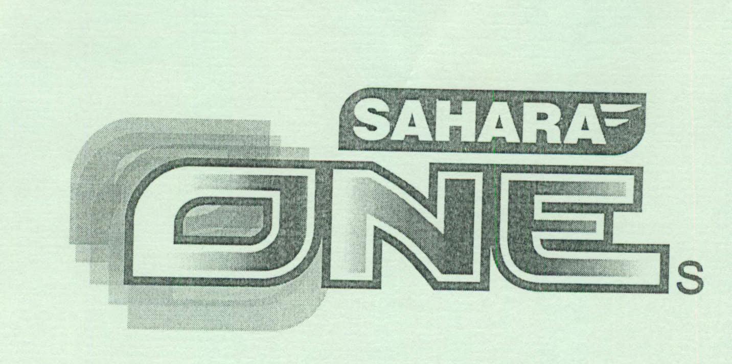 Sahara Ones(special Form Of Writing) Device mark 1444936 Trademark