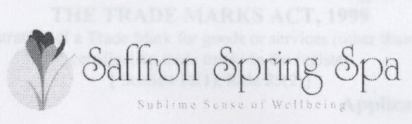 Saffron Spring Spa Device mark 1980229 Trademark