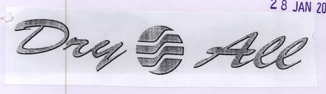Dry O All (device) Device mark 1778652 Trademark