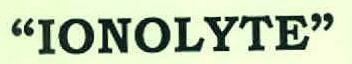 "ionolyte" Device mark 2701163 Trademark