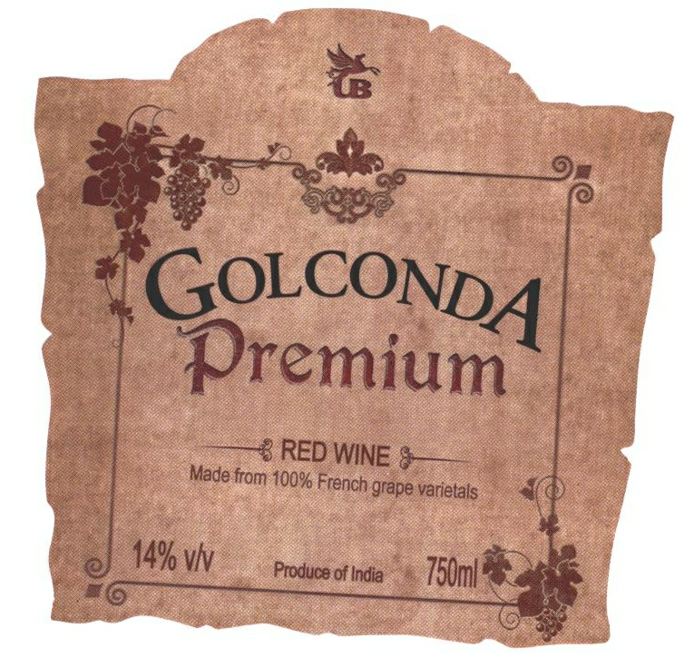 Golconda Premium Device mark 2329253 Trademark