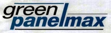Green Panelmax (stylised Word), Label Device mark 1658655 Trademark