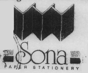 Sona P A P E R S T A T I O N E R Y (device Of Books) Device mark 895956 Trademark