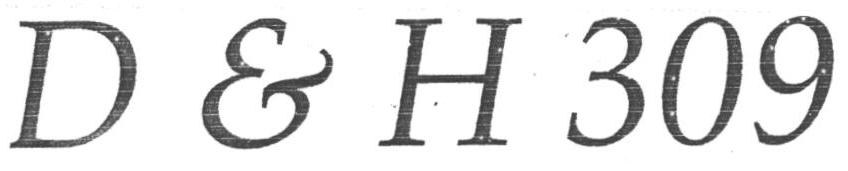 D & H 309 Device mark 1649657 Trademark