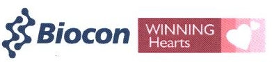 Biocon Winning Hearts Device mark 2154028 Trademark