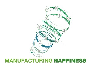 Manufacturing Happiness ( Composite Logo) Device mark 2828608 Trademark