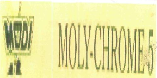 Modi Moly-chrome 5 (label) Device mark 2168984 Trademark