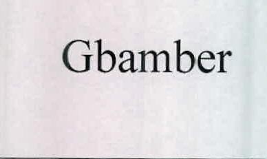 Gbamber Device mark 2366549 Trademark