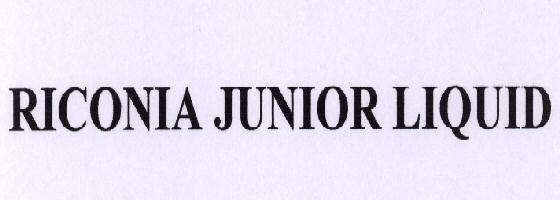 Riconia Junior Liquid Device mark 1604909 Trademark