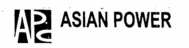 Ap : Asian Power (label) Device mark 1242945 Trademark