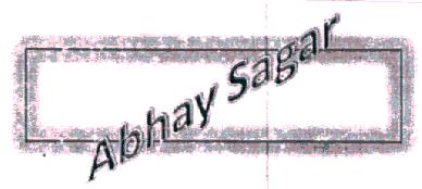 Abhay Sagar Device mark 1913240 Trademark