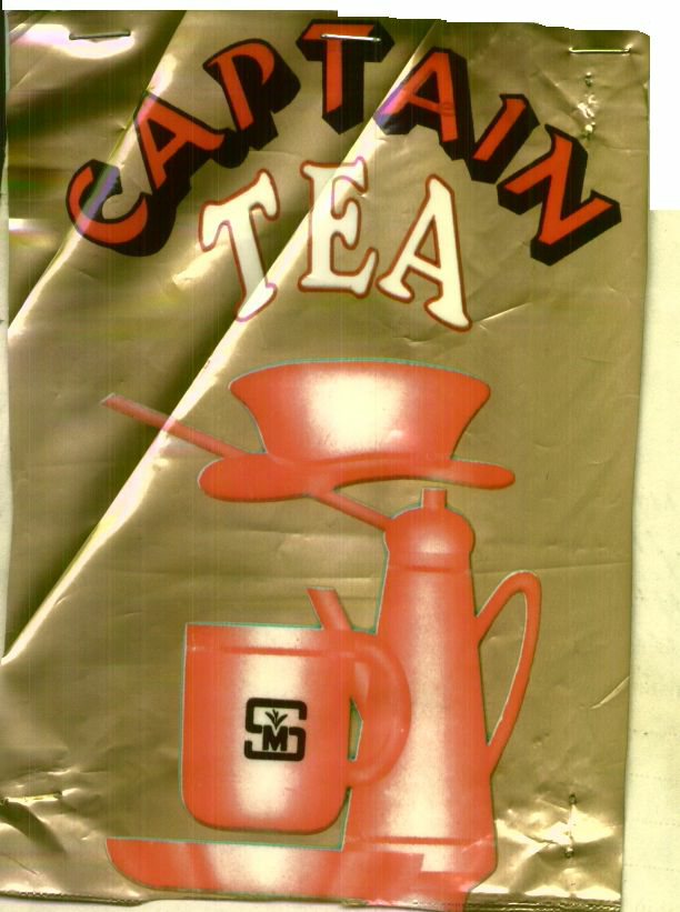 Captain Tea (label) Device mark 631013 Trademark