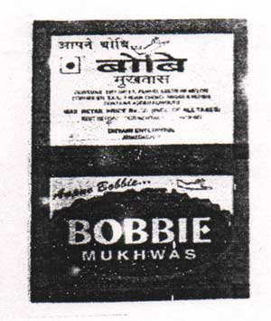 Bobbie [ In Hindi Also] Device mark 1169588 Trademark