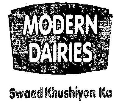 Modren Dairies Swaad Khushiyon Ka(label) Device mark 2103863 Trademark