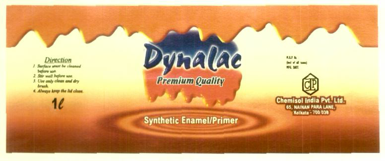 Dynalac Device (label) Device mark 1456174 Trademark