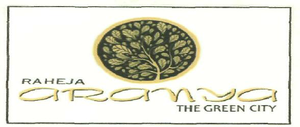 Raheja Aranya The Green City (label) Device mark 2398369 Trademark