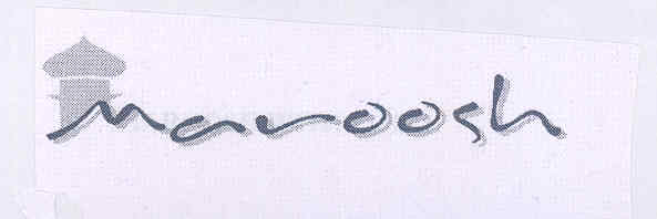 Maroosh (special From Of Writing) Device mark 1581216 Trademark