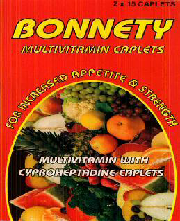Bonnety Multivitamin Caplets (device Of Fruits) Device mark 2450733 Trademark